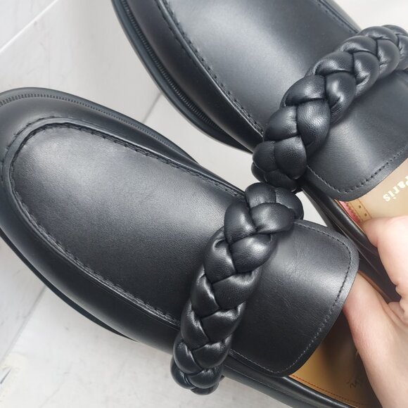 Christian Louboutin  MENS Black Leather Braid Urbino Loafer main image 7